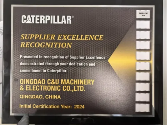 C&U vinh dự nhận giải thưởng Nhà cung cấp Xuất sắc từ Caterpillar 