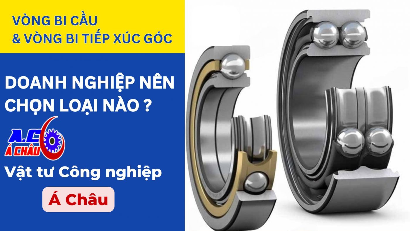 Vòng bi cầu và vòng bi tiếp xúc góc